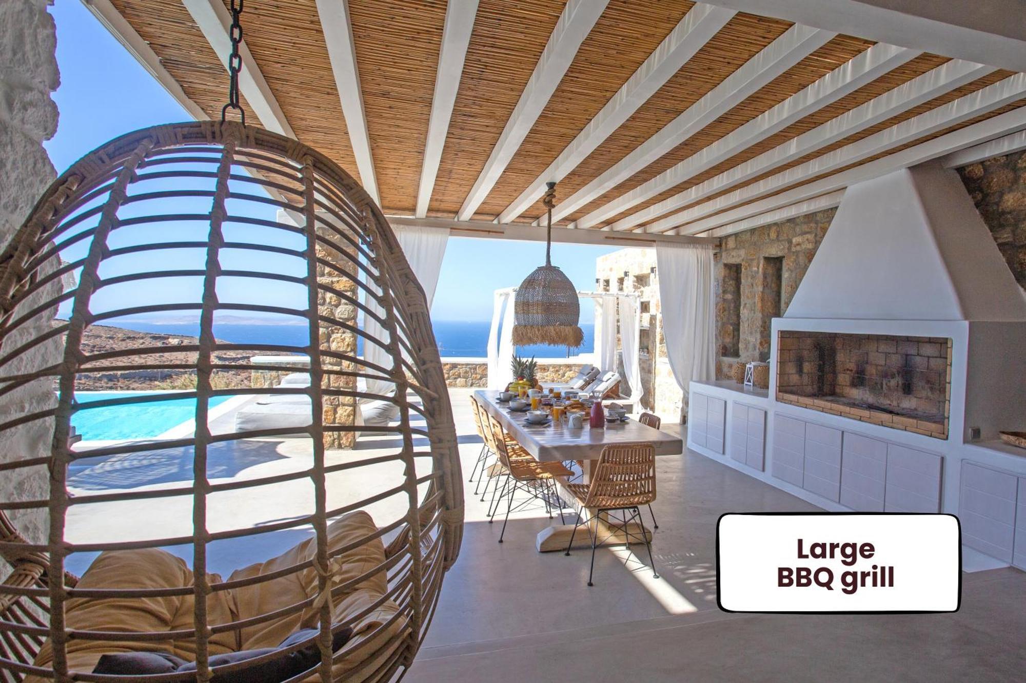 Villa Panamera Mykonos, Private Heaven, Supreme View! Fanari  Exterior photo